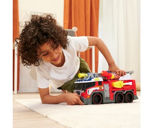 Dickie Toys 203307000, Brandbil, 3 År, AA, Svart, Blå, Röd, Vit, Gul