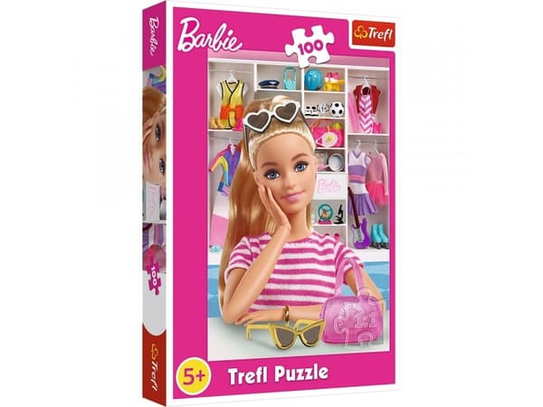 Trefl Puslespill 100 brikker Møt Barbie