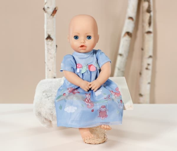 Baby Annabell Dress blue 43cm, Dukke kjole, 3 år