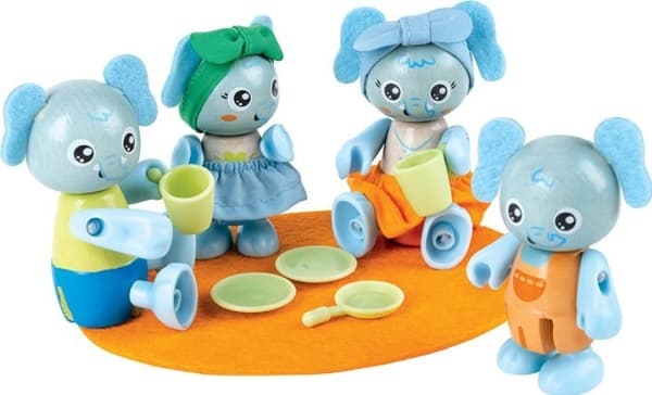 Hape elephant family toy figure