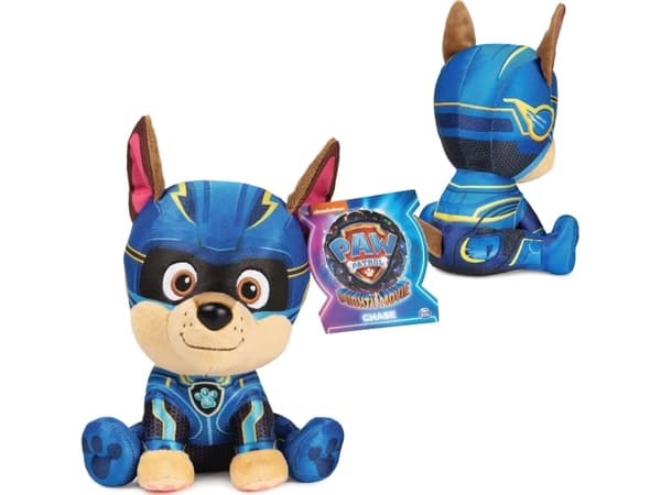 Spin Master Psi Patrol The Mighty Movie Wielki Film Mascotka Chase pluszak myk przytulanka Piesek 23 cm