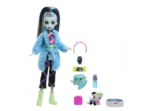 Mattel Monster High - Piżama Party Frankie Stein (HKY68)