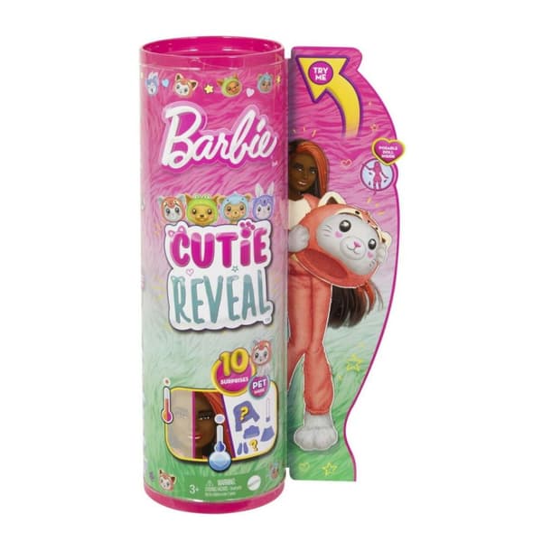 Barbie Cutie Reveal Costume Kitty Red Panda