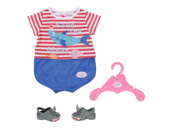 BABY born Bad Pyjamas m/Skor Blå 43 cm
