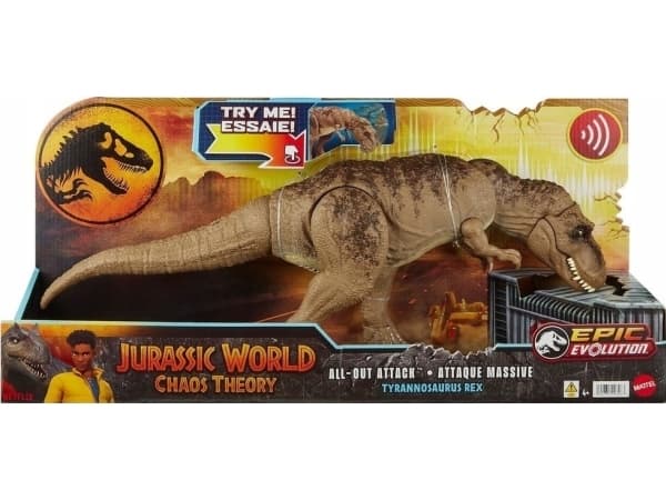 Mattel JURASSIC WORLD ALL-OUT ATTACK TYRANNOSAURUS REX