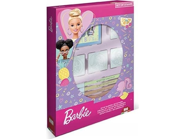 Multiprint MULTIPRINT BARBIE PIECZĄTKI BOX 4 SZT