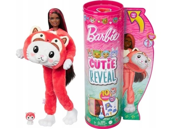 Barbie Doll Mattel Barbie Color Reveal Doll Kitty - Panda HRK23
