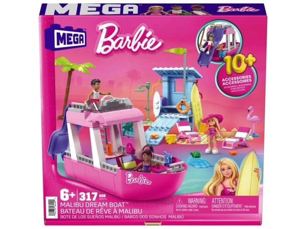 MEGA Barbie HPN79, Rakennuspakkaus, 6 vuosi/vuosia, Muovi, 317 kpl, 570 g