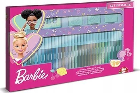 MULTIPRINT BARBIE PIECS OCH PENNOR (36) ATT FÄRGLÄGGA