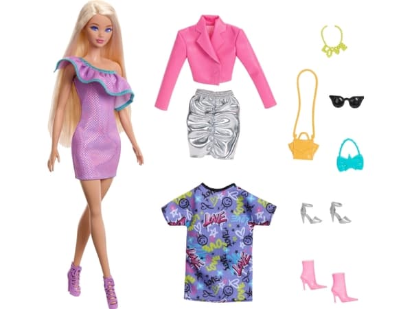 Lalka Barbie Mattel Barbie & Party Fashions (HYT61)