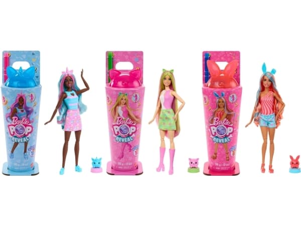 BARBIE POP Reveal, Animal Party Series Set