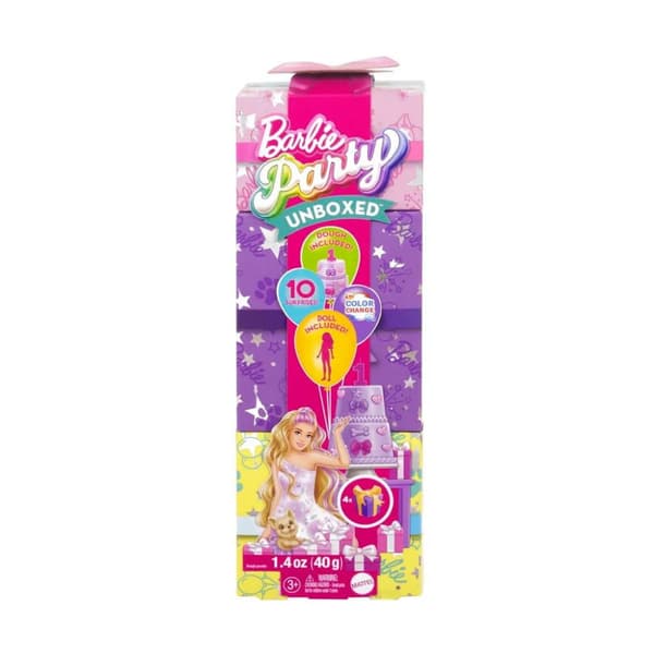 Barbie - Party Unboxed Blondi nukke