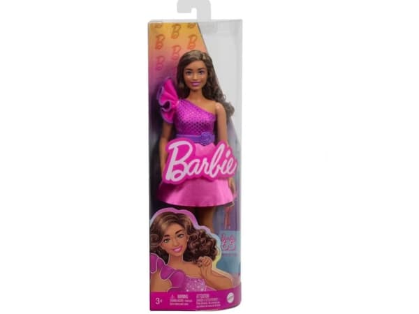 Barbie Fashionista Doll Purple Ruffle