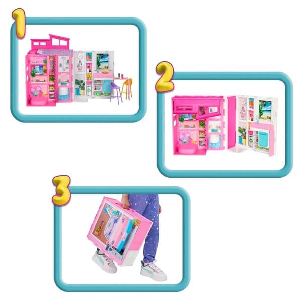 Barbie Getaway House Lekset med docka