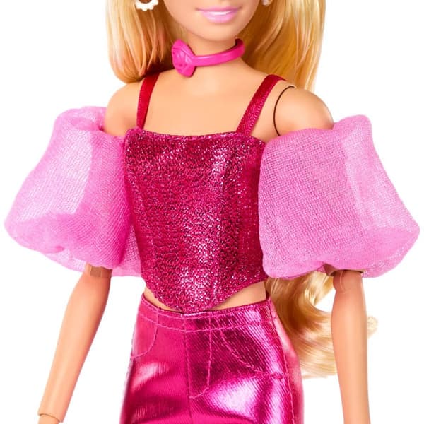 Barbie Deluxe Style Blondi nukke pinkillä korsetilla nro 5