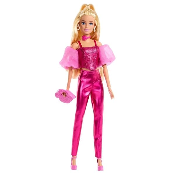 Barbie Deluxe Style Blondi nukke pinkillä korsetilla nro 5