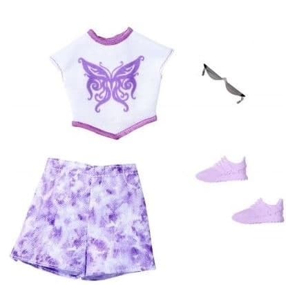 Barbie Fashion Violetti/valkoinen asu HYV20