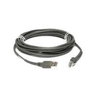 Zebra USB-kabel, 4,5 m, rak USB-kabel (Typ A): 4,5 m, rak, kabelkod U09 (CBA-U10-S15ZAR)