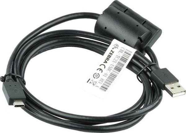 Zebra CBL-TC2X-USBC-01 USB-kabel USB A Sort