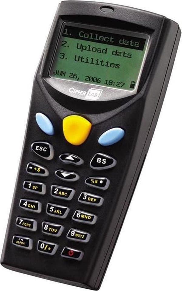 CipherLab 8001 PDA 100 x 64 pixlar 120 g Svart