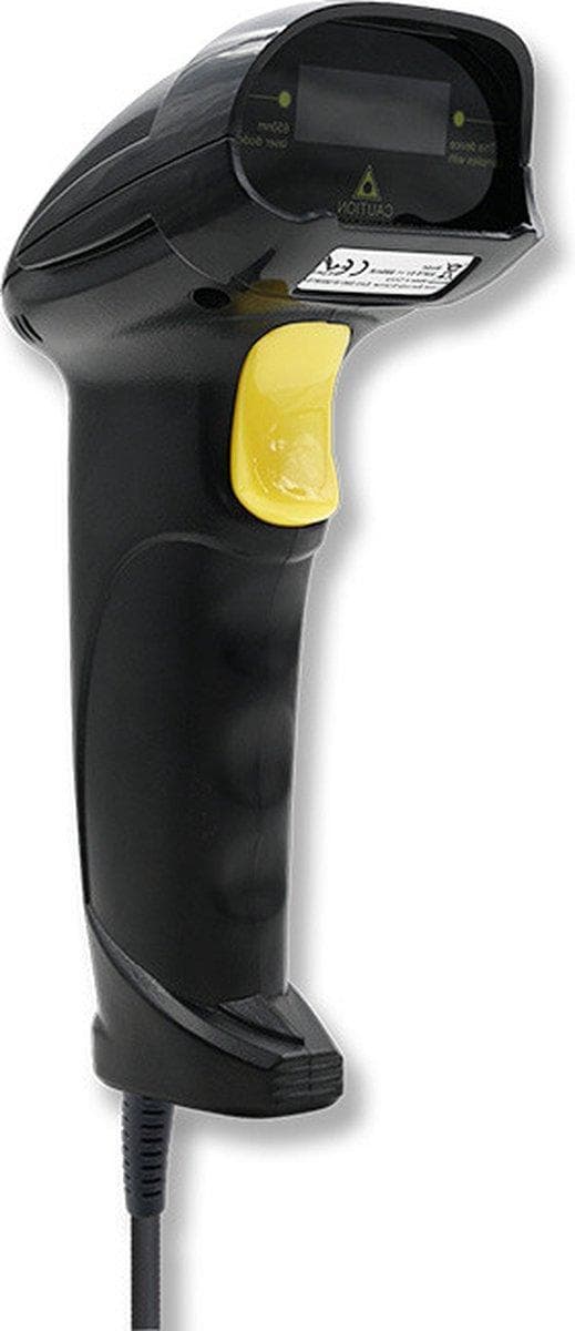 Qoltec 50876 laserskanner 1D | USB | Svart