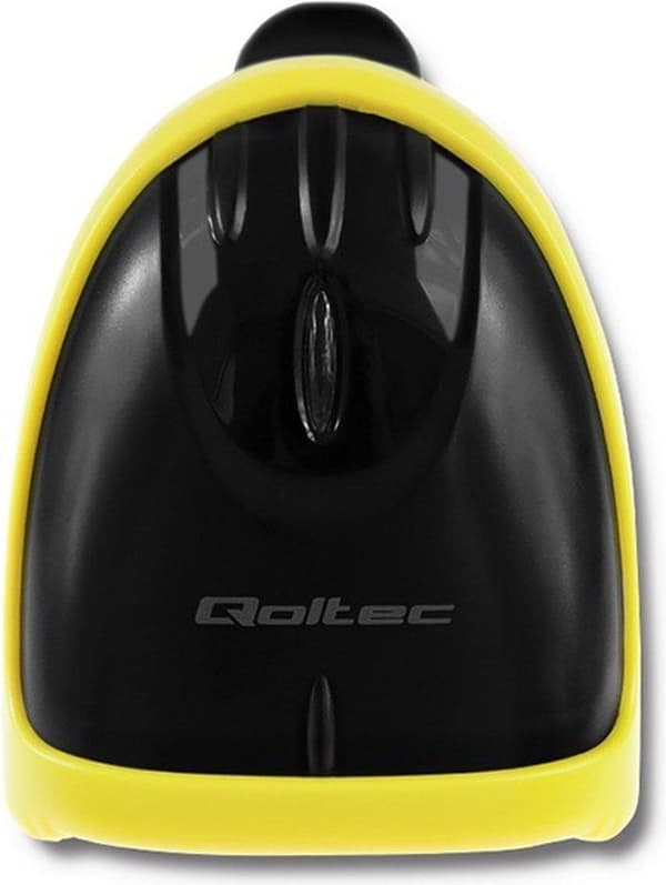 Qoltec 50860 trådbunden laser streckkodsläsare 1D | USB