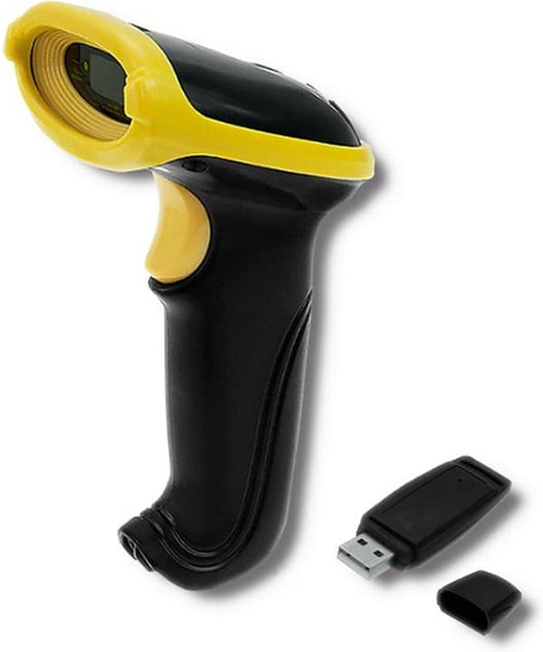 Qoltec 50862 Trådlös laserstreckkodsläsare 1D | 2,4 GHz