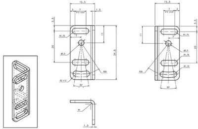 DataLogic holder ST-5072 (L x B x H) 15,5 x 15,5 x 1,5 mm (95ACC1470)