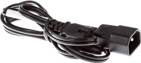 Zebra - Strømkabel - IEC 60320 C7 til IEC 60320 C14 - 50 cm - til Zebra CC6000 Customer Concierge