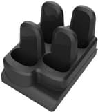 Zebra 4-slot Device Cradle Adapter Cup - laddningsstation för streckkodsläsare - utgångsportar: 4 - svarta - för Zebra CS60, CS6080, CS60-HC
