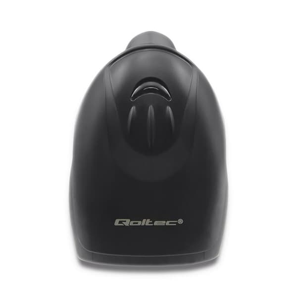 Qoltec 50866 Laserviivakoodinlukija 1D | CCD | USB | Musta