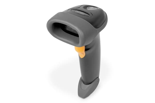 Digitus 2D -viivakoodikäsilukija, paristokäyttöinen, Bluetooth & QR-koodi yhteensopiva