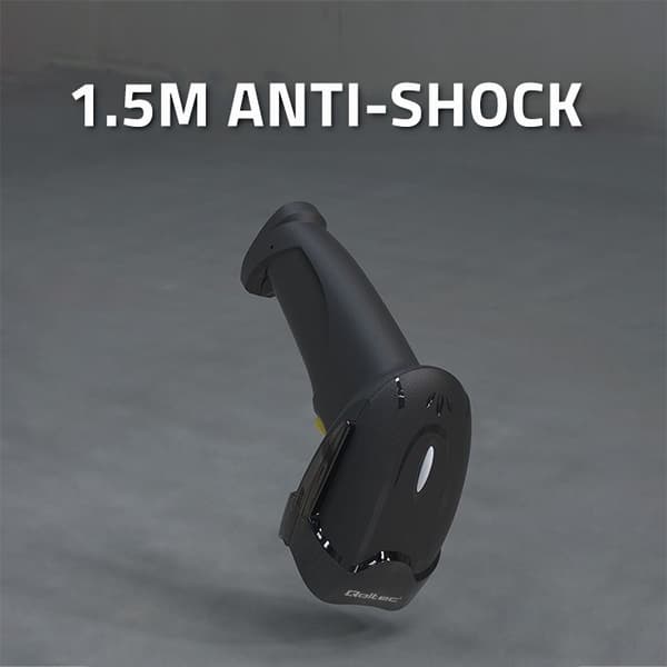 Qoltec 50856 Langaton viivakoodilukija 1D 2D | 2,4 GHz