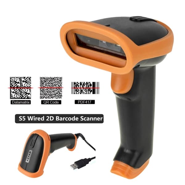 Stregkodescanner, Automatisk Scanning, Trådløs Forbindelse, KR-L8BL Bluetooth