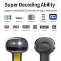 Miniatyrbild 5 av 10: Qoltec 50853 Laser streckkodsläsare 1D | 2D | Svart