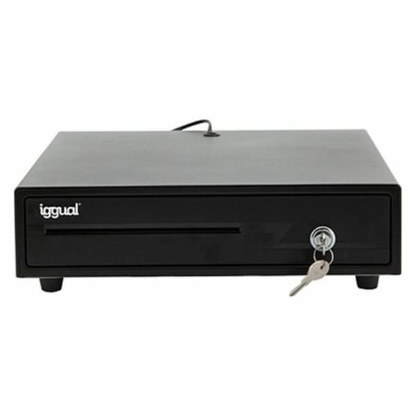 Kasseskuffe iggual IRON-10 Sort