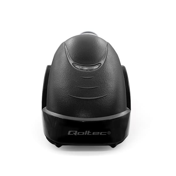 Qoltec 50853 Laser streckkodsläsare 1D | 2D | Svart