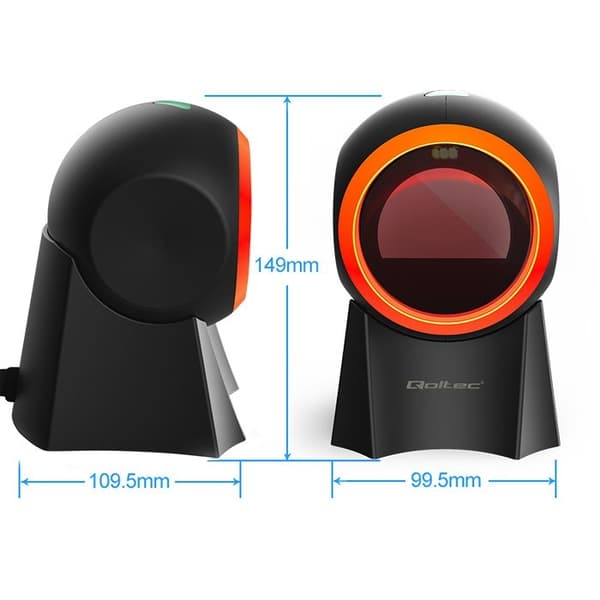 Qoltec 50857 Kablet desktop stregkodescanner 1D | 2D