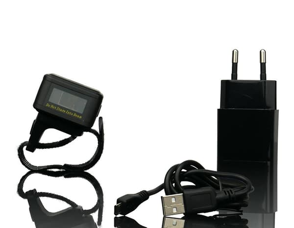 Streckkodsläsare, trådlös Bluetooth finger streckkodsläsare HD75