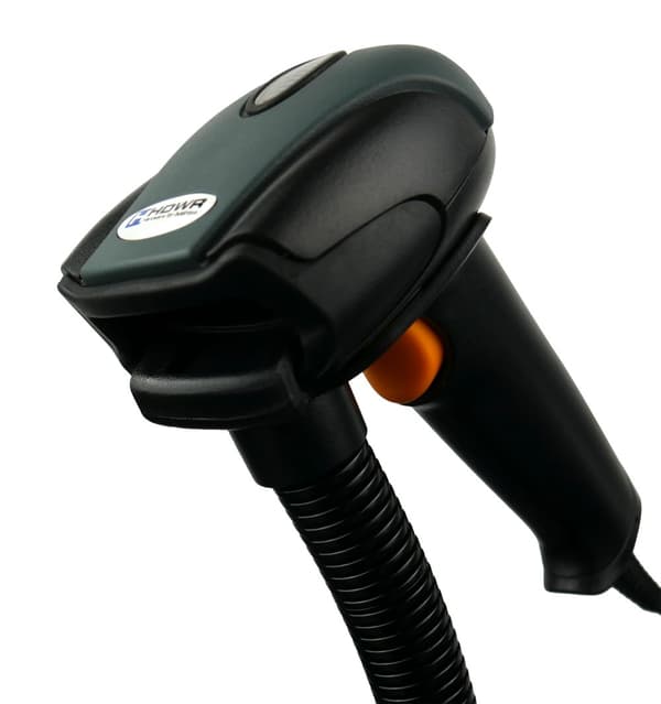 Viivakoodilukija jalustalla ja automaattisella skannauksella USB HD29A