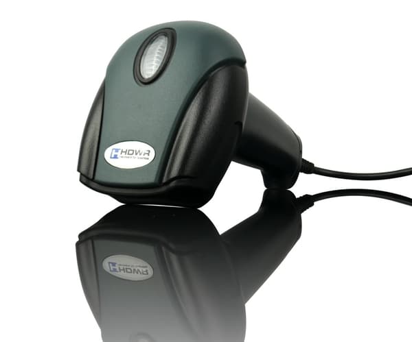 Viivakoodilukija jalustalla ja automaattisella skannauksella USB HD29A