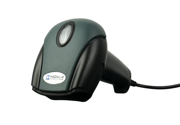 Stregkodescanner med stativ og automatisk scanning RS232 HD29A