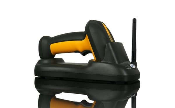Industriell QR-skanner med dockningsstation och minne, trådlös HD-SL99 RS232