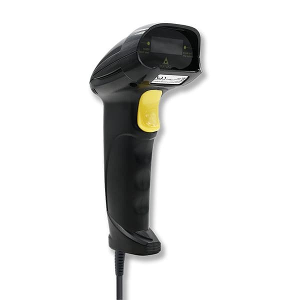 Qoltec 50876 laserskanner 1D | USB | Svart