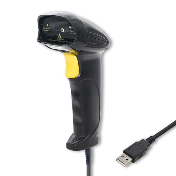 Qoltec 50876 laserskanner 1D | USB | Svart