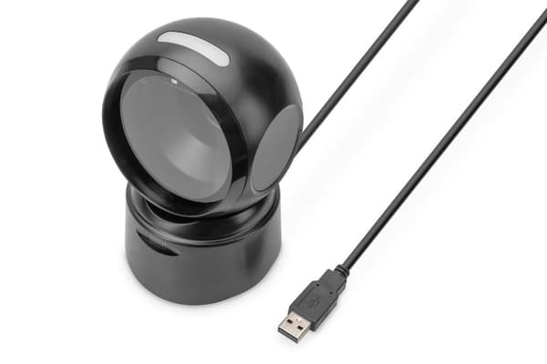 Digitus 2D -pöytätietokoneen USB-viivakoodinlukija