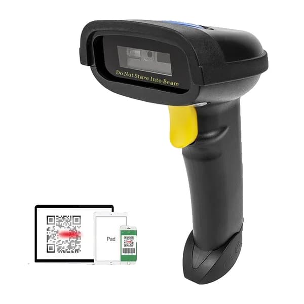 Streckkodsläsare, Bluetooth-anslutning, 100 skanningar/sekund, 10-500 mm skanningsdjup,1228BL Bluetooth 2D