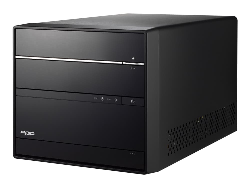 Shuttle XPC cube SH370R6V2 - Barebone - mini-PC - LGA1151 Socket - Intel H370 - ingen CPU - RAM 0 GB - GigE - svart
