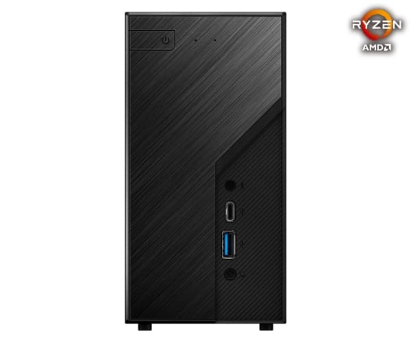 Asrock DeskMini X300, 1,92 l kokoinen pöytätietokone, Mini PC Barebone, AMD X300, Kanta AM4, DDR4-SDRAM, 120 W