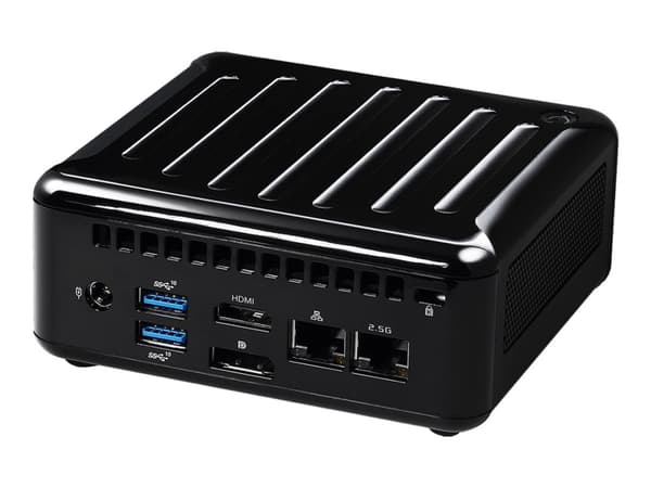 ASRock Industrial NUC BOX - Barebone - boks - 1 x Core i7 1165G7 / inntil 4.7 GHz - RAM 0 GB - Intel Iris Xe Graphics - Gigabit Ethernet, 2.5 Gigabit